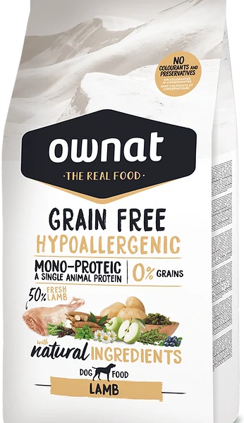 Ownat GRAIT FREE HYPOALLERGENIC Lamb 12 kg